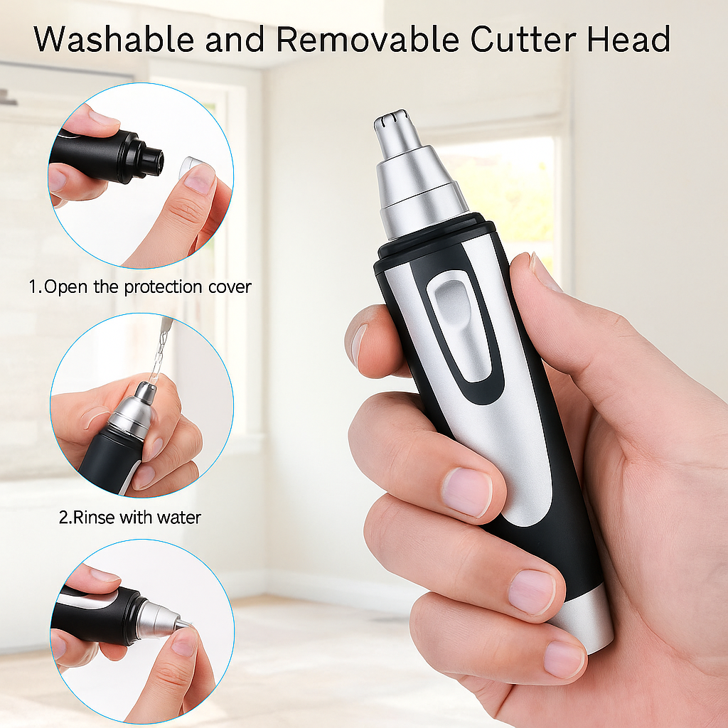 3-in-1 Unisex Electric Grooming Trimmer – Nose, Ear & Eyebrow  for Men & Women