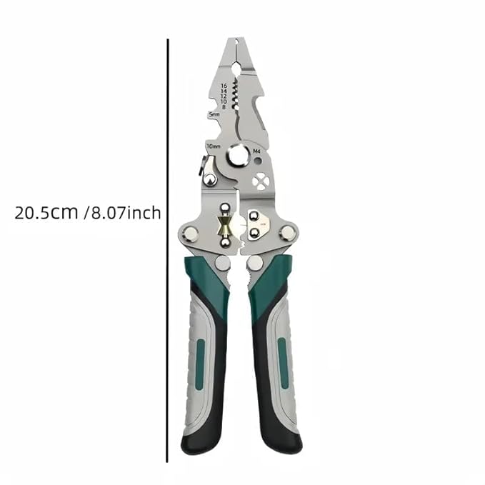 9-in-1 Multifunction Wire Stripper and Cutter Plier