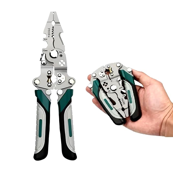 9-in-1 Multifunction Wire Stripper and Cutter Plier